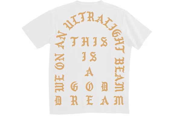 Kanye West Detroit Pablo Pop-Up Ultralight Beam T-shirt